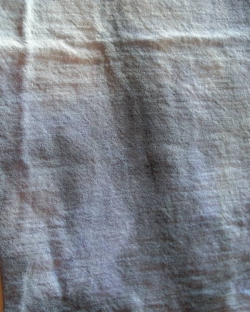 Schlauch-Tuch, Schlupftuch, Schal aus 100% Merino-Wolle, handgebatikt, hellblau-sand-grau