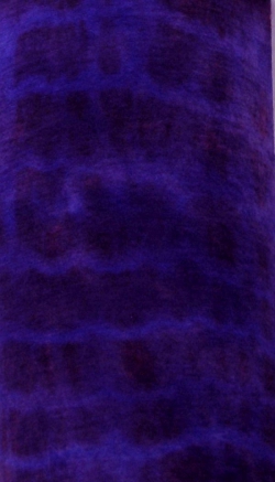 Schlauch-Tuch, Schlupftuch, Schal aus 100% Merino-Wolle, handgebatikt, bordeaux-blau