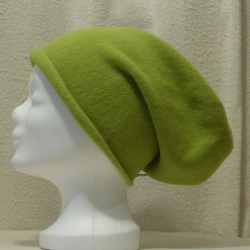 Mütze mit Rollrand, Farbe: limette