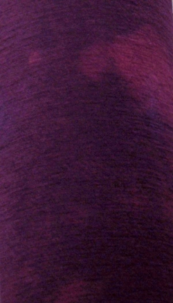 Schlauch-Tuch, Schlupftuch, Schal aus 100% Merino-Wolle, handgebatikt, purpur meliert