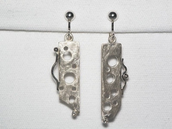 Ohrclip, Hänger, 925er Silber, 