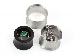Plug/Tunnel aus Edelmetallen, Edelhölzern nach Wunsch!!!