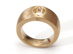 Ring, 750er Roségold, RW 17,5 Gewicht: 19,8g; Charlotte 21 kompatibel