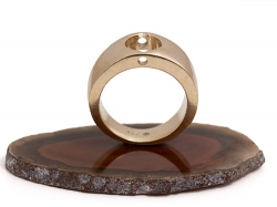 Ring: Charlotte 21 kompatibel, 333er Gelbgold; Ringweite 18