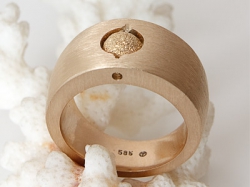 Ring, 585er Rotgold, Charlotte 21 kompatibel