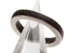 Ring Silber-Kokosnuss-Silber