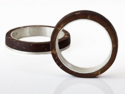 Ringe Silber-Kokosnuss