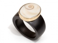 Shiva-eye in Gold gefasst, kompatibel zu Charlotte 21