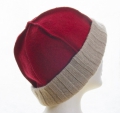 Mütze, aus 100% Wolle, mit Strickrand