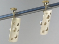 Ohrclips, Hänger, 750er Gold/925er Silber