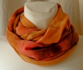 Schlauch-Tuch, loop, Schal aus 100% Merino-Wolle, handgebatikt