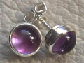 Ohrstecker mit Amethyst in 925er Silber