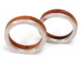 Ring "Edelholz nach Wunsch & Silber/Gold"