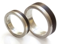 Ringe Silber-Kokosnuss