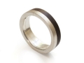 Ringe Silber-Kokosnuss
