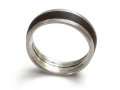 Ringe Silber-Kokosnuss-Silber