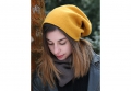Long head, Mütze mit Rollrand aus 100% Wolle