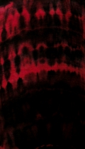 Schlauch-Tuch, Schlupftuch, Schal aus 100% Merino-Wolle, handgebatikt, rot-schwarz