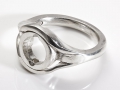 Ring-Anfertigung!, mit durchbrochener Ringschiene, Charlotte 21 kompatibel