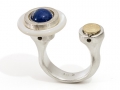 Ring, offen, Charlotte 21 kompatibel mit 2 x Ringkopf, mit Scheiben, Köpfchen und Zylinder