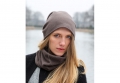 Long head, Mütze mit Rollrand aus 100% Wolle