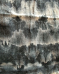 Schlauch-Tuch, Schlupftuch, Schal aus 100% Merino-Wolle, handgebatikt, schwarz-grau-sand