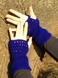 Stulpen mit Daumenloch gestrickt aus 100% Schurwolle