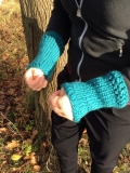 Stulpen gestrickt aus 100% Schurwolle