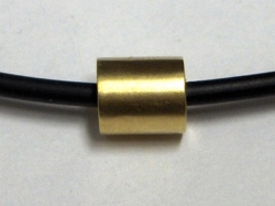 Gold-Zylinder, Tipit S kompatibel, auf Kautschukband