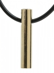 Goldzylinder 30 mm lang, 750er Gold